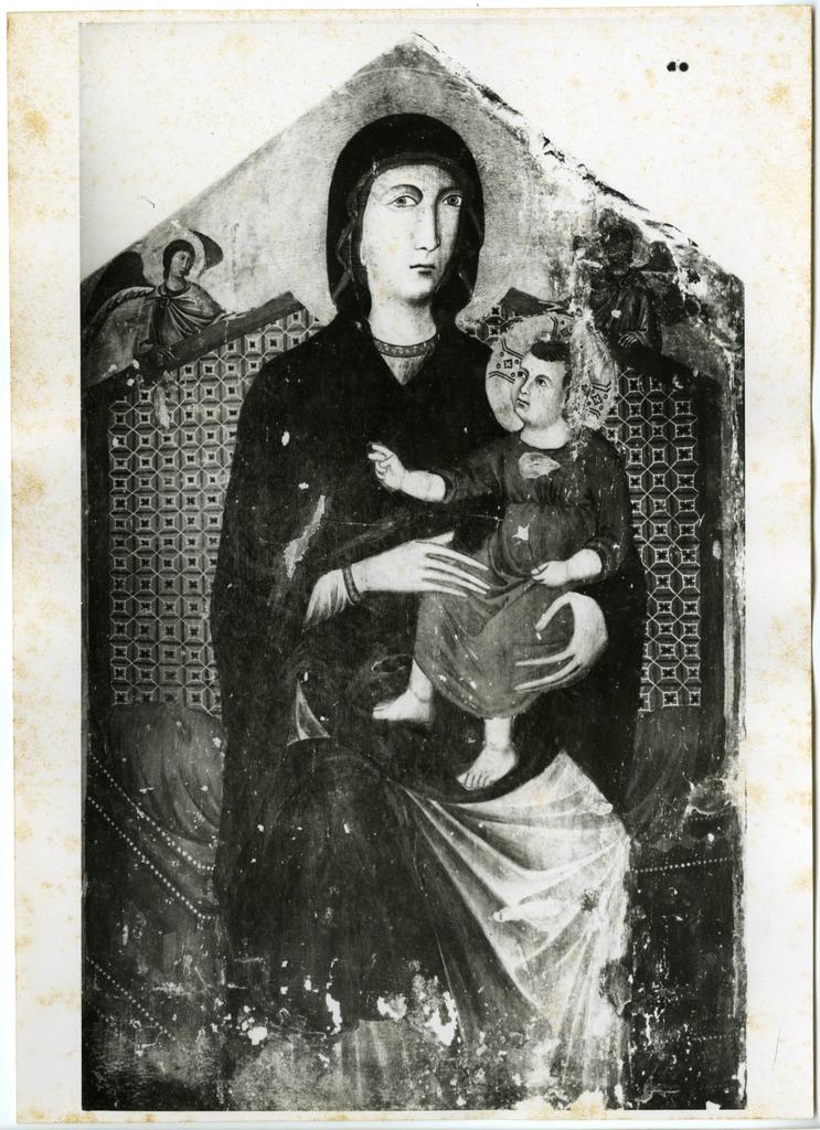 Maestro di Varlungo , Madonna con Bambino e due angeli