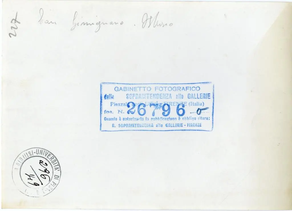 Gabinetto Fotografico della Soprintendenza Speciale per il Patrimonio Storico, Artistico ed Etnoantropologico e per il Polo Museale della citt&agrave; di Firenze , San Gimignano - Museo