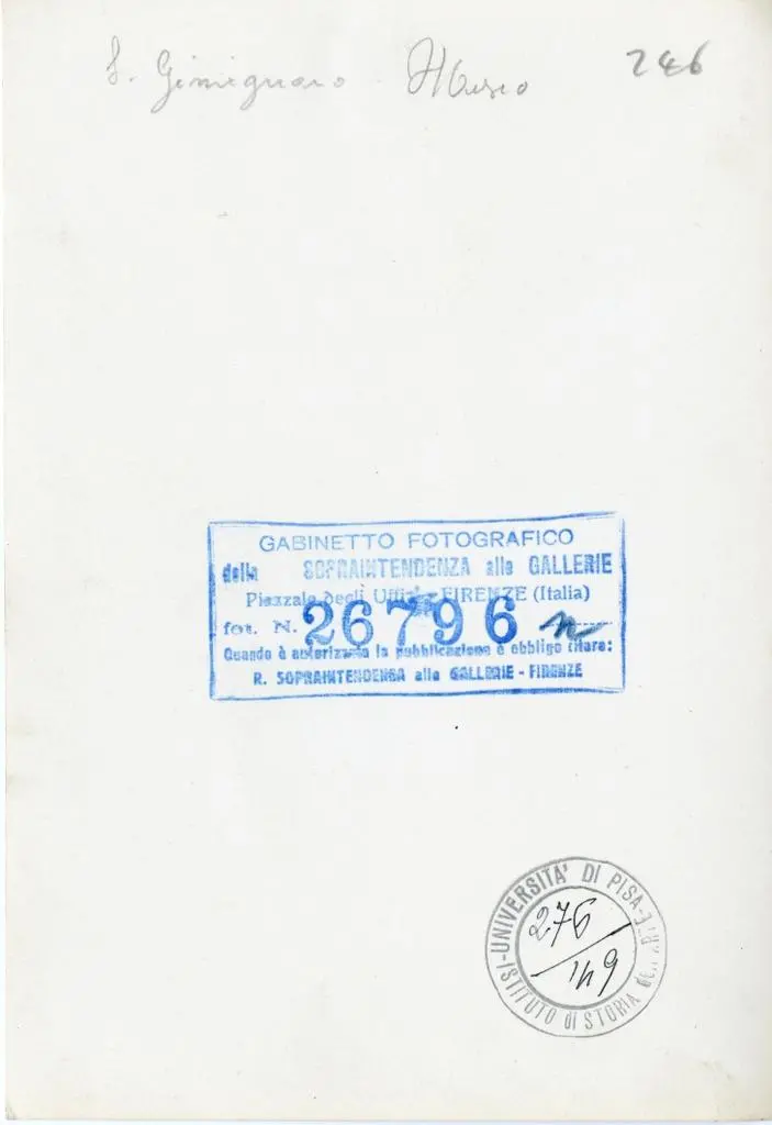 Gabinetto Fotografico della Soprintendenza Speciale per il Patrimonio Storico, Artistico ed Etnoantropologico e per il Polo Museale della citt&agrave; di Firenze , San Gimignano - Museo