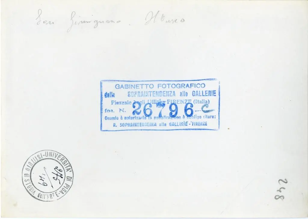 Gabinetto Fotografico della Soprintendenza Speciale per il Patrimonio Storico, Artistico ed Etnoantropologico e per il Polo Museale della citt&agrave; di Firenze , San Gimignano - Museo