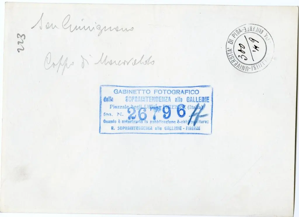 Gabinetto Fotografico della Soprintendenza Speciale per il Patrimonio Storico, Artistico ed Etnoantropologico e per il Polo Museale della citt&agrave; di Firenze , San Gimignano - Museo