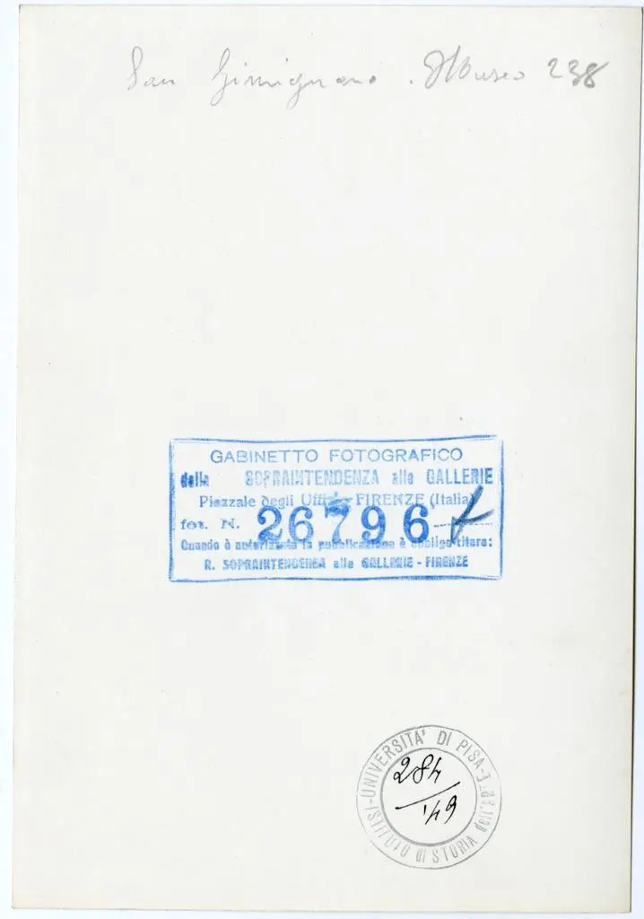 Gabinetto Fotografico della Soprintendenza Speciale per il Patrimonio Storico, Artistico ed Etnoantropologico e per il Polo Museale della citt&agrave; di Firenze , San Gimignano - Museo