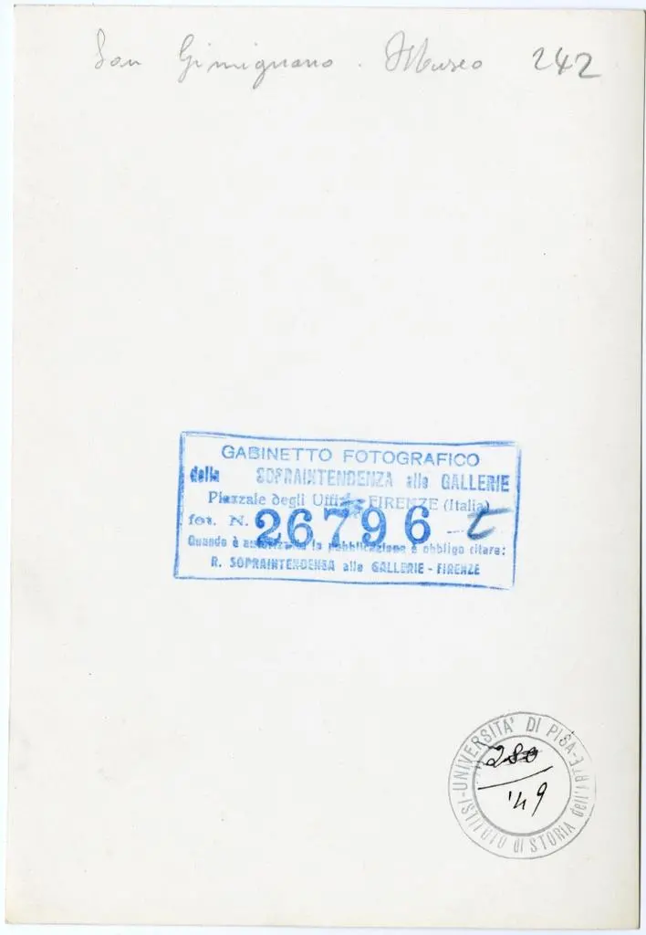 Gabinetto Fotografico della Soprintendenza Speciale per il Patrimonio Storico, Artistico ed Etnoantropologico e per il Polo Museale della citt&agrave; di Firenze , San Gimignano - Museo