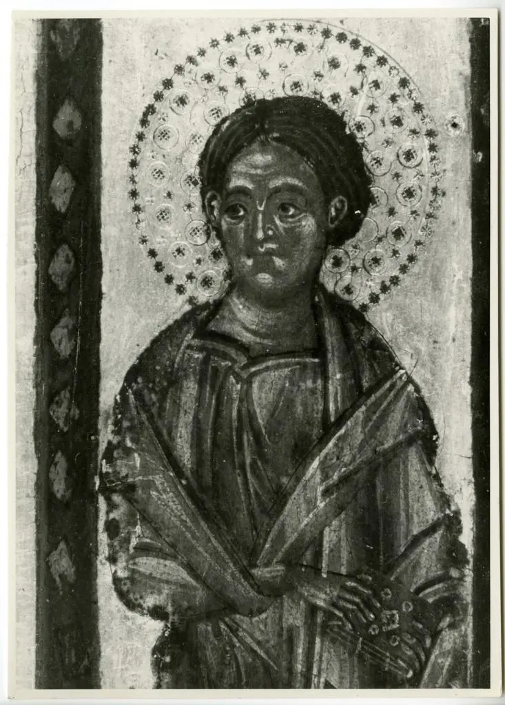 Meliore di Jacopo/ Coppo di Marcovaldo , Madonna con Bambino, angeli e santi, Storie della vita di Maria Vergine, Annunciazione, Marie al sepolcro