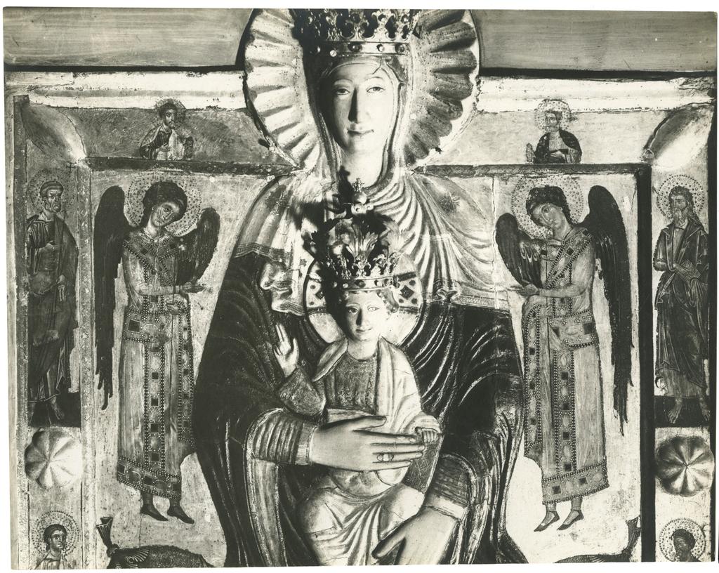 Anonimo , Firenze - Chiesa di S. Maria Maggiore - Part. della Vergine col Bambino