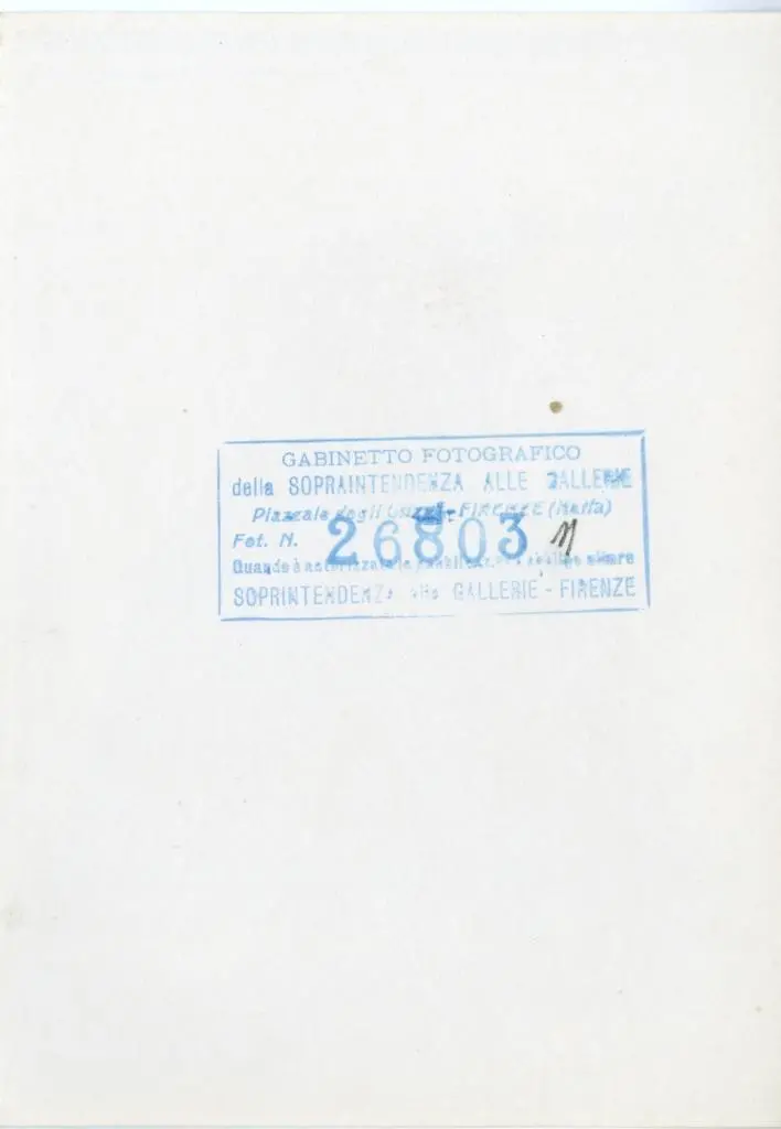 Gabinetto Fotografico della Soprintendenza Speciale per il Patrimonio Storico, Artistico ed Etnoantropologico e per il Polo Museale della citt&agrave; di Firenze , Meliore di Jacopo/ Coppo di Marcovaldo - sec. XIII - Madonna con Bambino, angeli e santi (particolare di un santo)