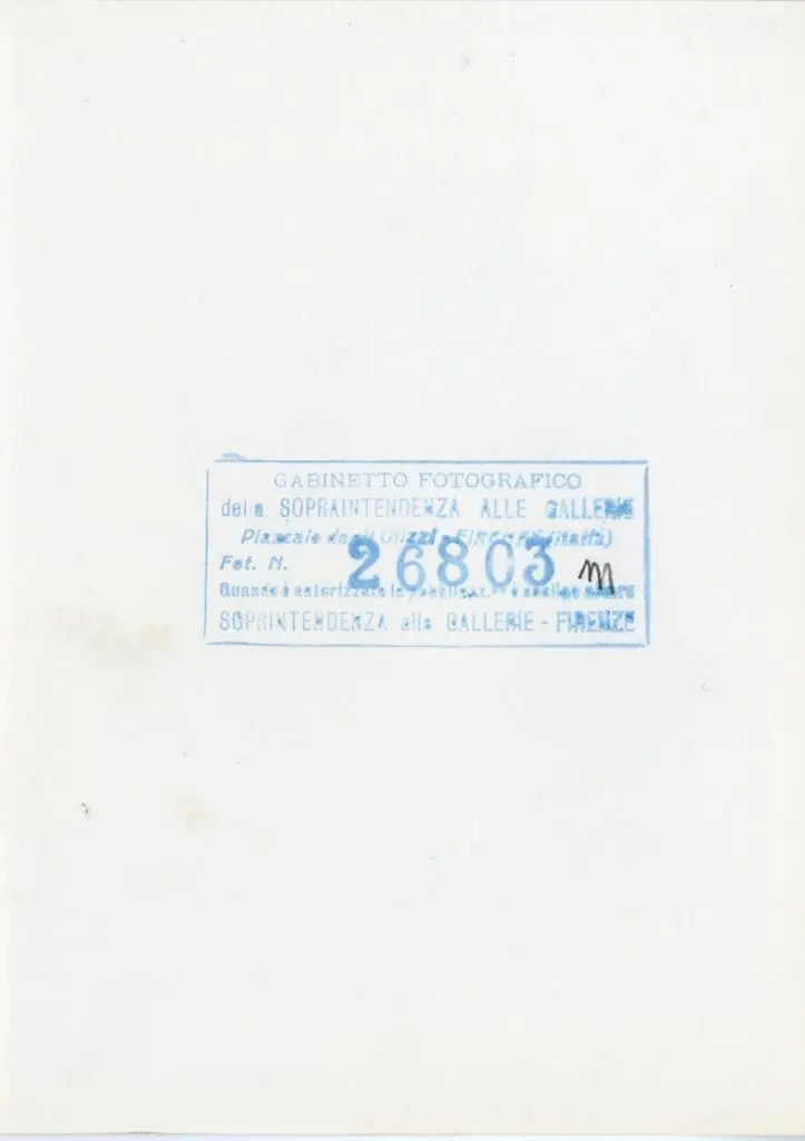 Gabinetto Fotografico della Soprintendenza Speciale per il Patrimonio Storico, Artistico ed Etnoantropologico e per il Polo Museale della citt&agrave; di Firenze , Meliore di Jacopo/ Coppo di Marcovaldo - sec. XIII - Madonna con Bambino, angeli e santi (particolare di un profeta)