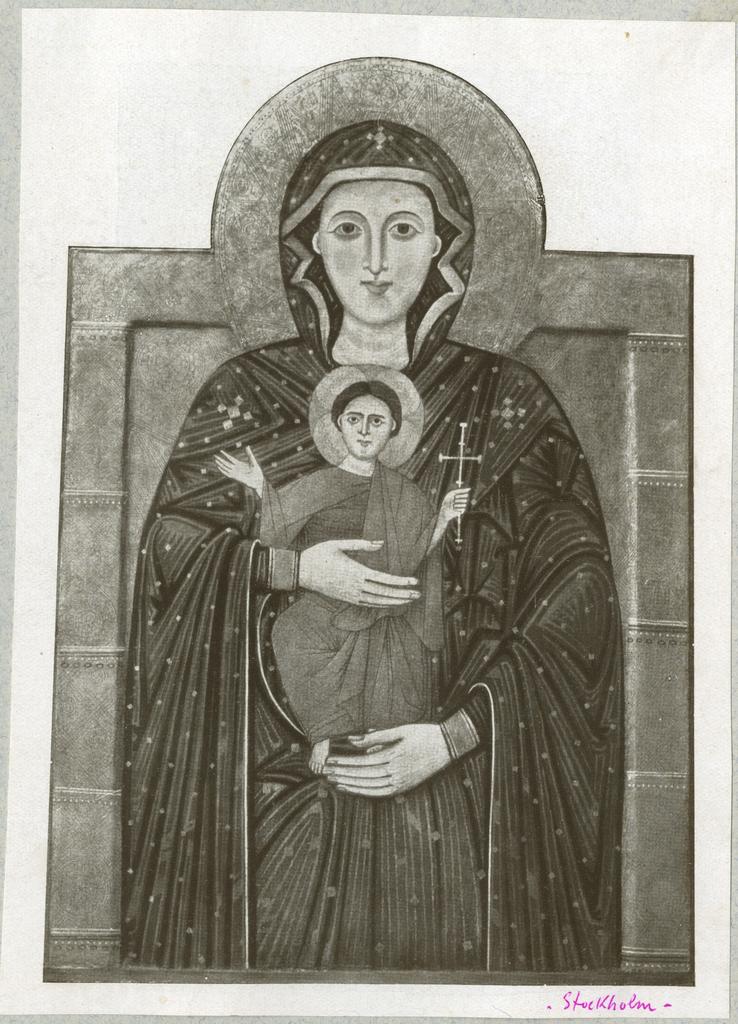 Anonimo , Maestro di Rovezzano - sec. XIII - Madonna con Bambino