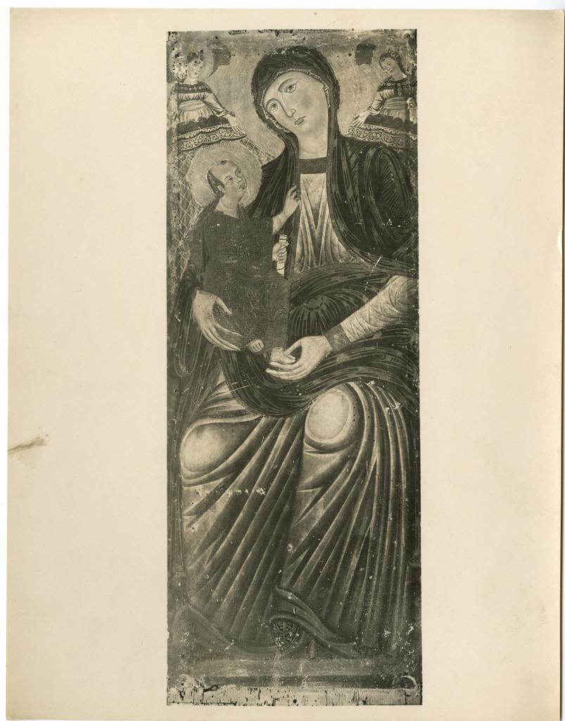 Maestro della Maddalena , Madonna con Bambino e due angeli