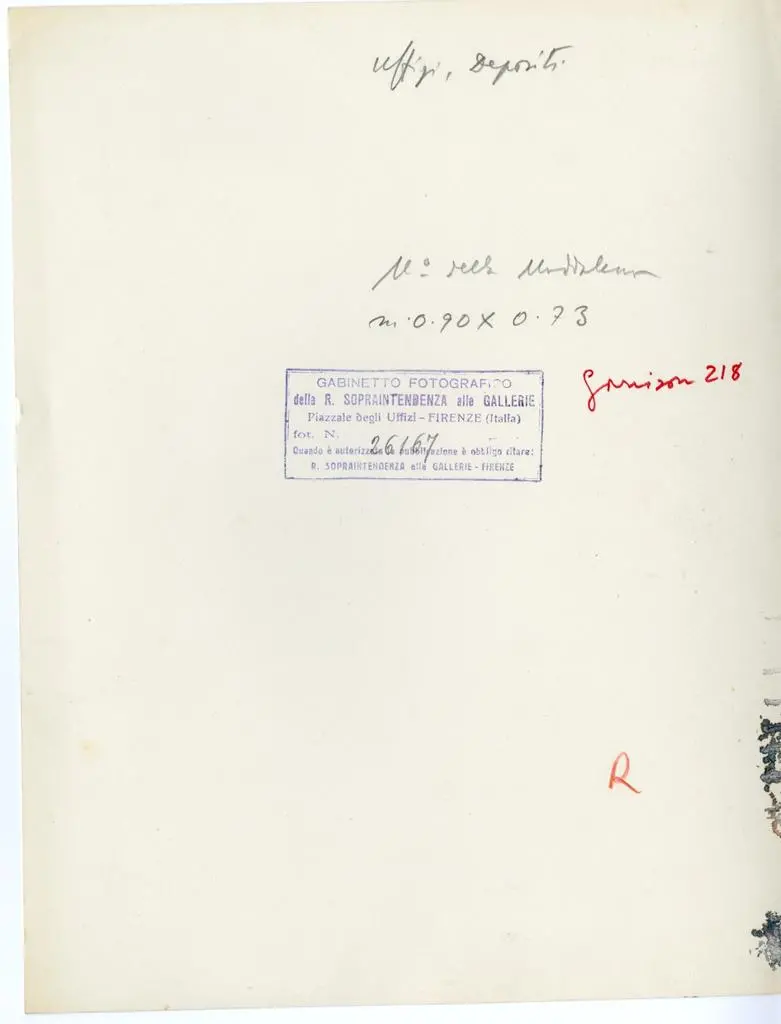 Gabinetto Fotografico della Soprintendenza Speciale per il Patrimonio Storico, Artistico ed Etnoantropologico e per il Polo Museale della città di Firenze , Maestro della Maddalena - sec. XIII - Madonna con Bambino