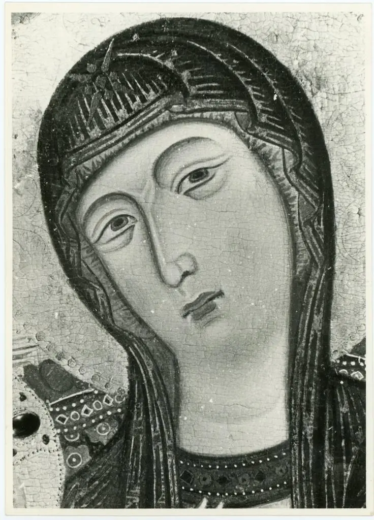 Gabinetto Fotografico della Soprintendenza Speciale per il Patrimonio Storico, Artistico ed Etnoantropologico e per il Polo Museale della citt&agrave; di Firenze , Maestro della Maddalena - sec. XIII - Madonna con Bambino e due angeli