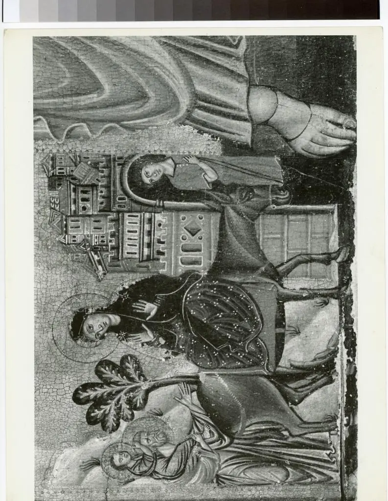 Gabinetto Fotografico della Soprintendenza Speciale per il Patrimonio Storico, Artistico ed Etnoantropologico e per il Polo Museale della citt&agrave; di Firenze , Maestro della Maddalena - sec. XIII - Fuga in Egitto