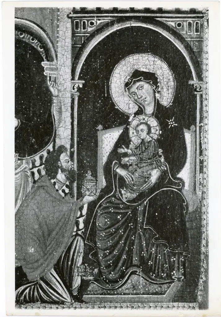 Gabinetto Fotografico della Soprintendenza Speciale per il Patrimonio Storico, Artistico ed Etnoantropologico e per il Polo Museale della citt&agrave; di Firenze , Maestro della Maddalena - sec. XIII - Adorazione dei Re Magi