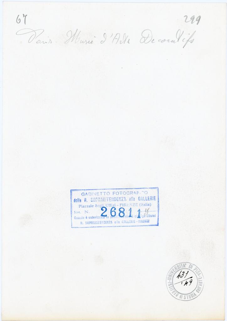 Gabinetto Fotografico della Soprintendenza Speciale per il Patrimonio Storico, Artistico ed Etnoantropologico e per il Polo Museale della città di Firenze , Maestro della Maddalena - sec. XIII - Fuga in Egitto, particolare della Vergine