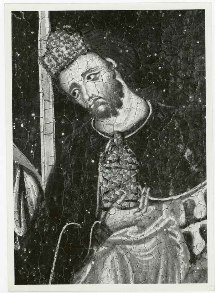 Gabinetto Fotografico della Soprintendenza Speciale per il Patrimonio Storico, Artistico ed Etnoantropologico e per il Polo Museale della citt&agrave; di Firenze , Maestro della Maddalena - sec. XIII - Particolare dall'Adorazione dei Re Magi