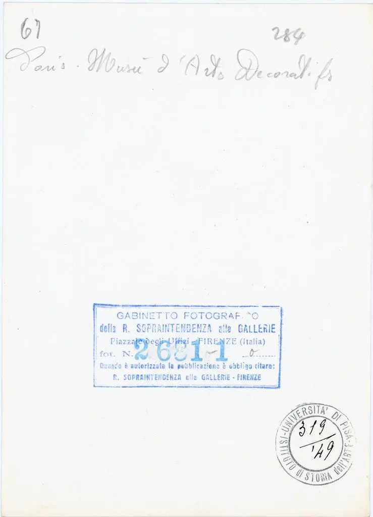 Gabinetto Fotografico della Soprintendenza Speciale per il Patrimonio Storico, Artistico ed Etnoantropologico e per il Polo Museale della citt&agrave; di Firenze , Maestro della Maddalena - sec. XIII - Particolare dall'Adorazione dei Re Magi