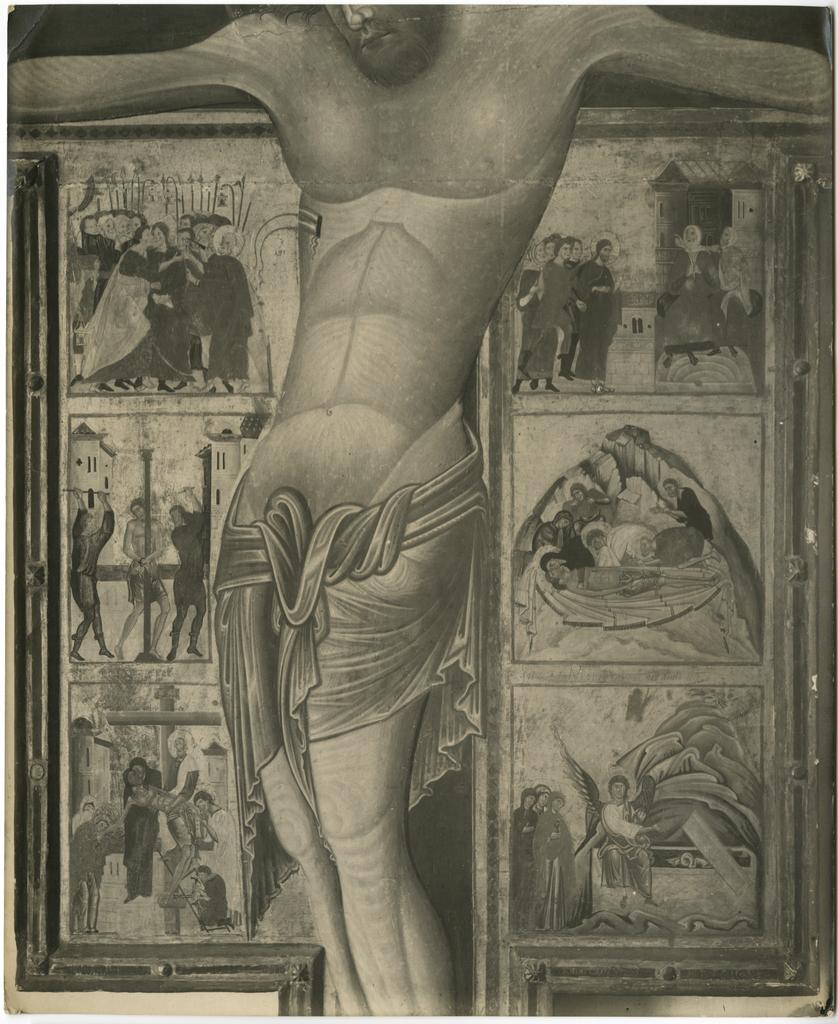 Anonimo , Pittura - Duomo Crocifisso dipinto - Particolare