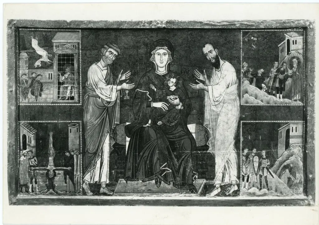 Anonimo , Panzano (Greve) Chiesa di S. Leolino - Scuola fiorentina 2 met&agrave; sec. XIII