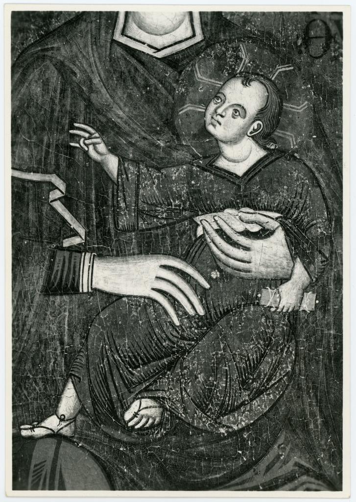 Anonimo , Meliore di Jacopo - sec. XIII - Madonna con Bambino (particolare)