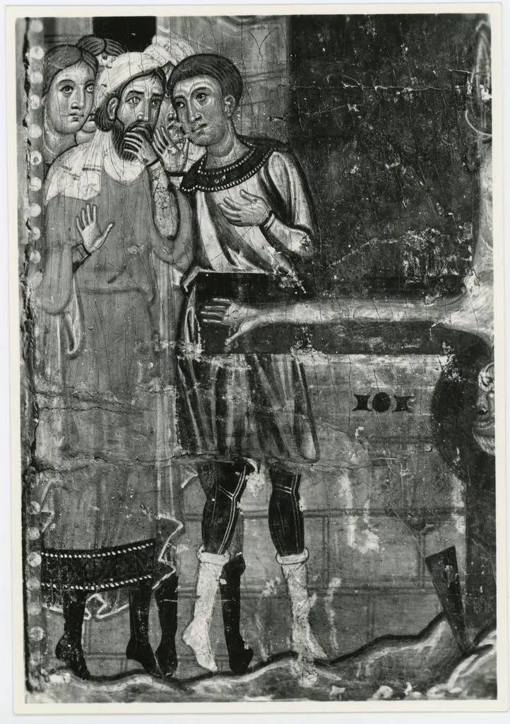 Anonimo , Meliore di Jacopo - sec. XIII - Crocifissione di san Pietro