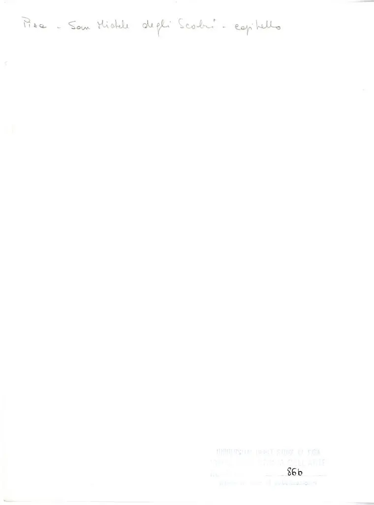 Università di Pisa. Dipartimento di Storia delle Arti , Pisa - San Michele degli Scalzi - capitello