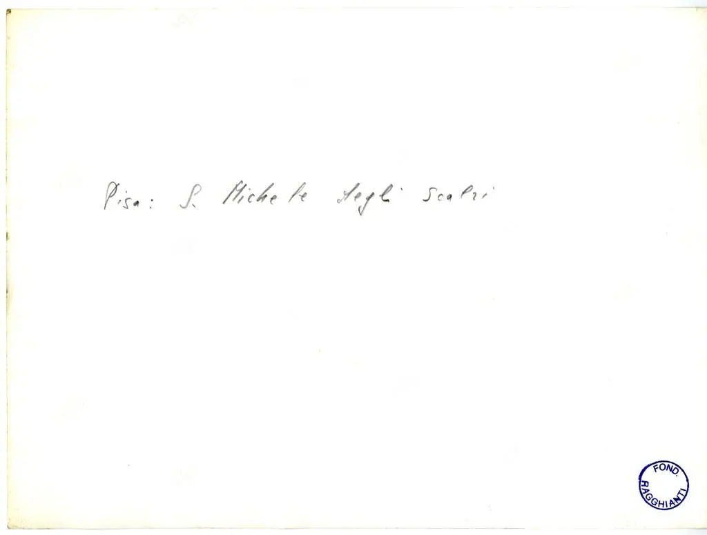 Anonimo , Pisa - San Michele degli Scalzi