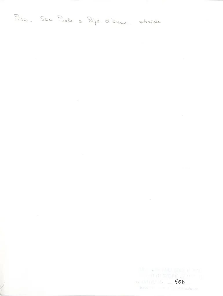 Università di Pisa. Dipartimento di Storia delle Arti , Pisa - San Paolo a Ripa d'Arno - abside