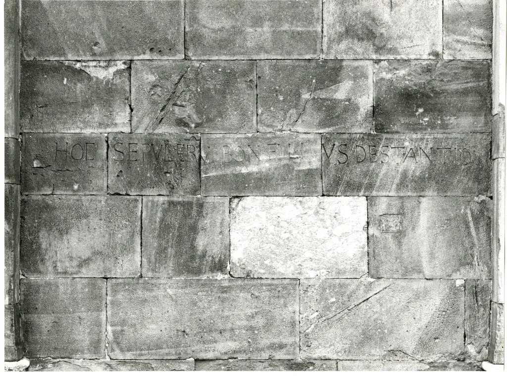 Universit&agrave; di Pisa. Dipartimento di Storia delle Arti , Pisa - San Paolo a Ripa d'Arno - iscrizione in facciata