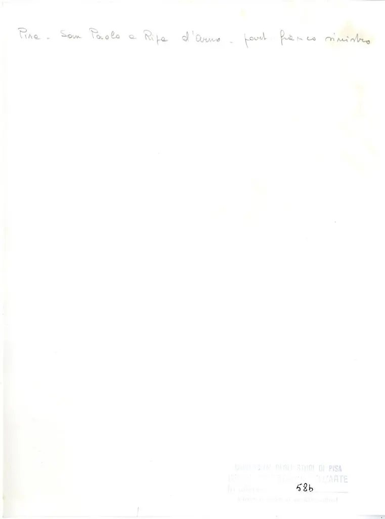 Universit&agrave; di Pisa. Dipartimento di Storia delle Arti , Pisa - San Paolo a Ripa d'Arno - part. fianco sinistro