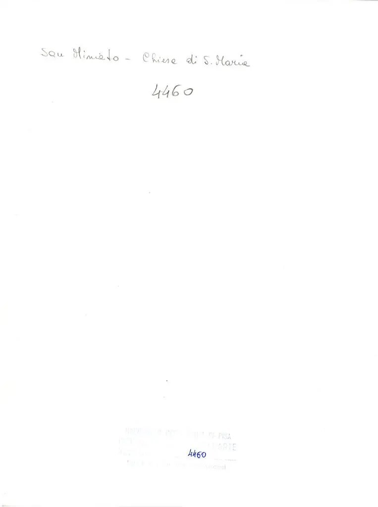 Università di Pisa. Dipartimento di Storia delle Arti , San Miniato - Chiesa di S. Maria