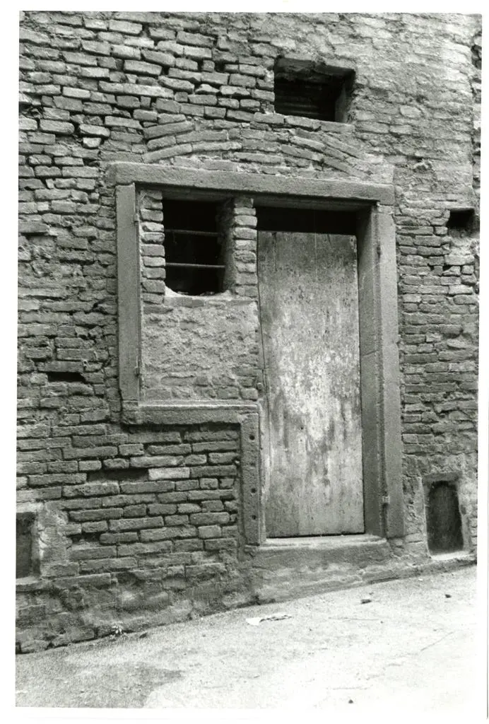 Anonimo , Anonimo - sec. XVI/ XVII - porta di bottega