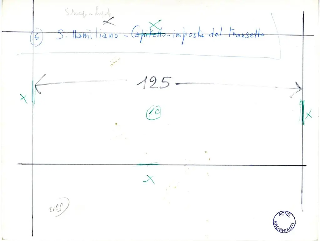 Anonimo , S. Mamiliano - capitello - imposta del transetto