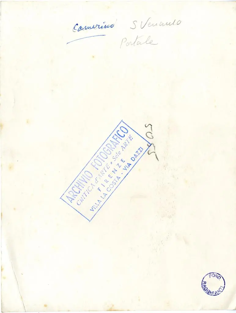 Anonimo , Camerino - S. Venanzio. Portale