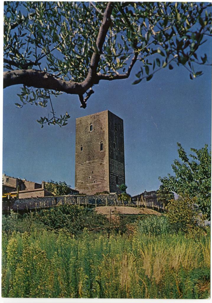 Anonimo , Montecatini Val di Cecina (Pisa) - Torre dei Belforti - (sec. XII e XIII)
