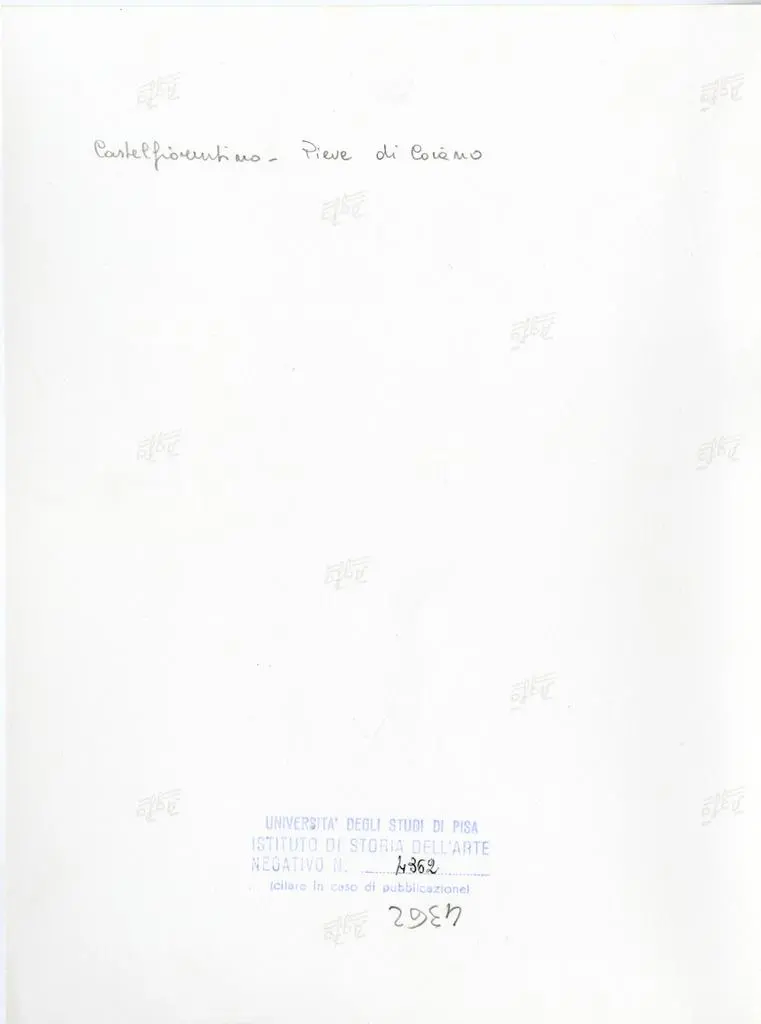 Universit&agrave; di Pisa. Dipartimento di Storia delle Arti , Castelfiorentino - Pieve di Coiano