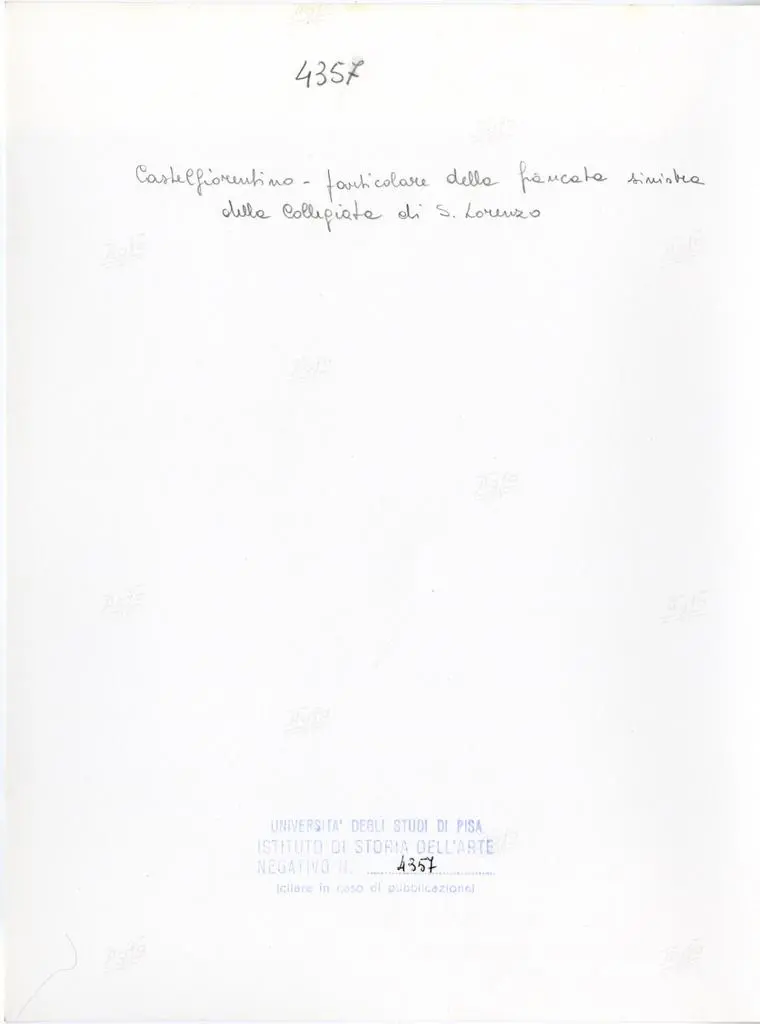 Universit&agrave; di Pisa. Dipartimento di Storia delle Arti , Castelfiorentino - particolare della fiancata sinistra della Collegiata di S. Lorenzo