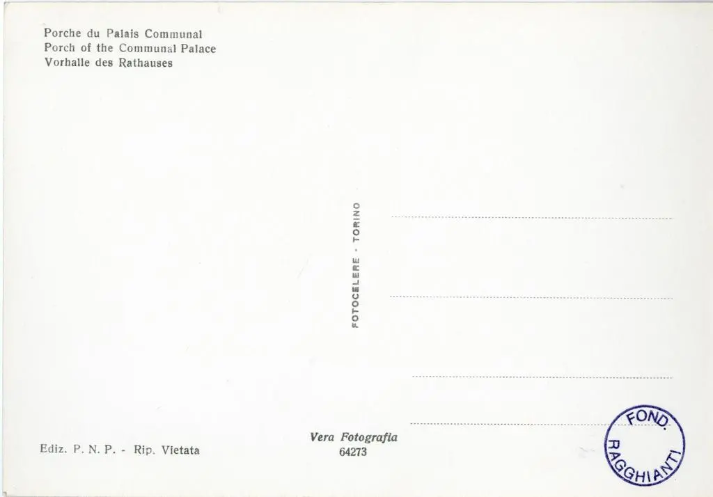 Fotocelere Torino , Citt&agrave; di Castello - Atrio del Palazzo Comunale