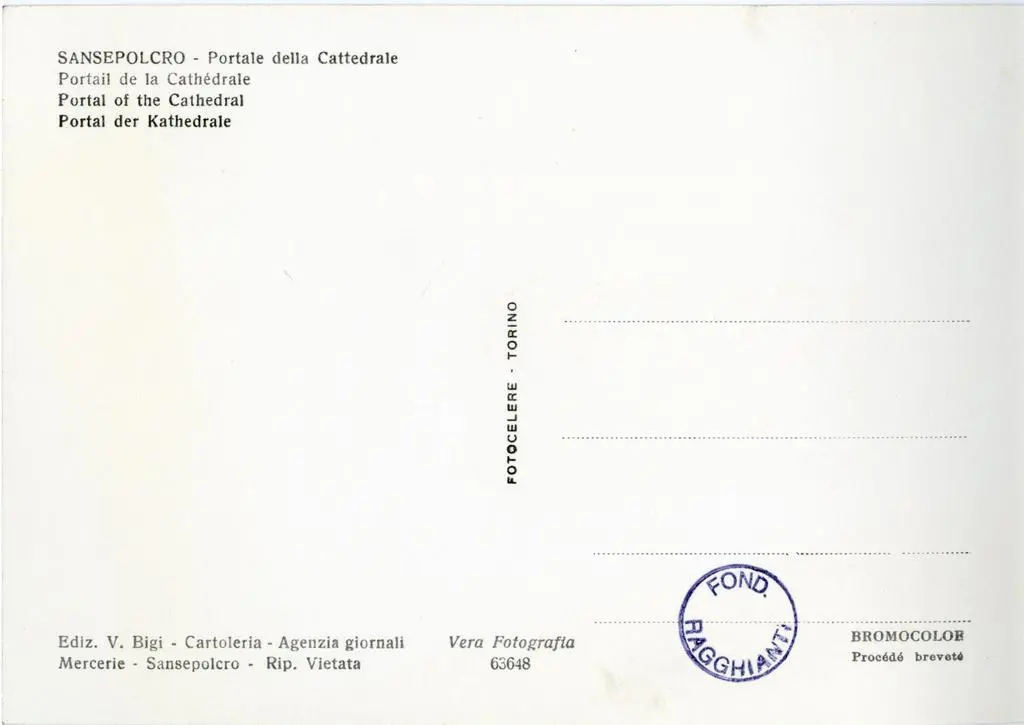 Fotocelere Torino , Sansepolcro - Portale della Cattedrale