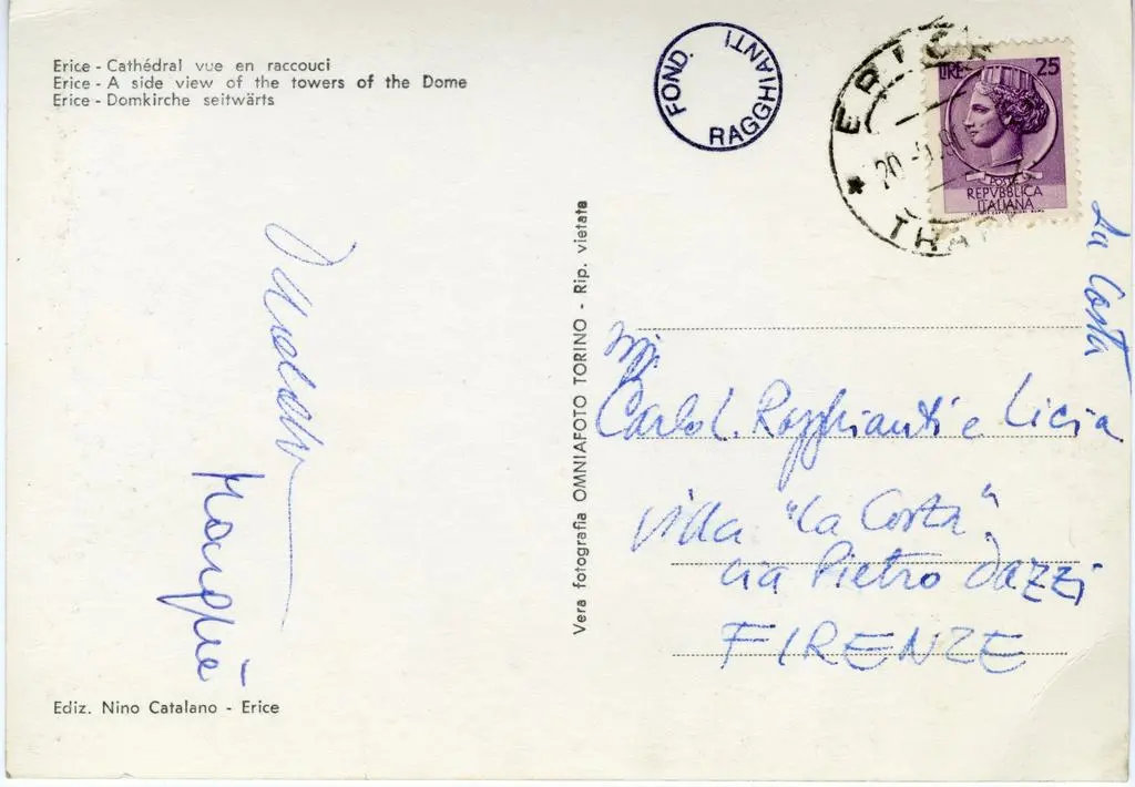 Omniafoto Torino , Erice - Scorcio della Cattedrale