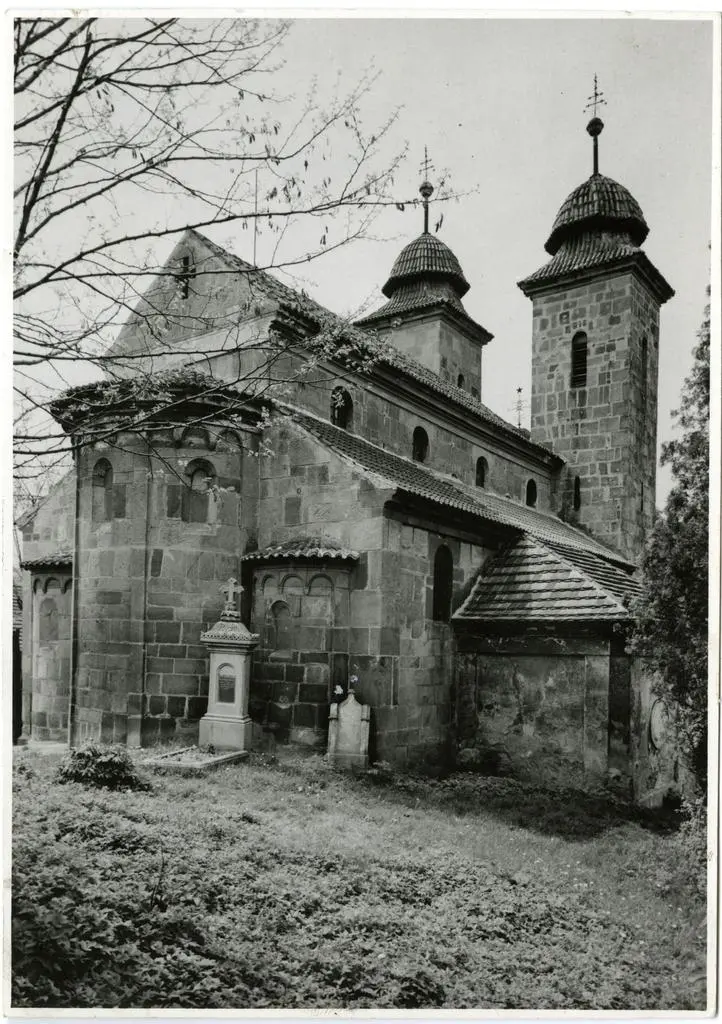 Alex. Paul , Tismice, absidi della chiesa, II metà del sec. XII