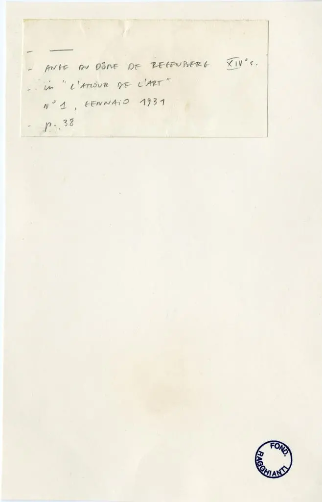 Anonimo , Anonimo tedesco - sec. XIII - Angelo annunciante, particolare