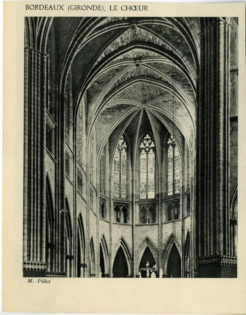 Anonimo sec. XIII/ XIV , Interno di una chiesa