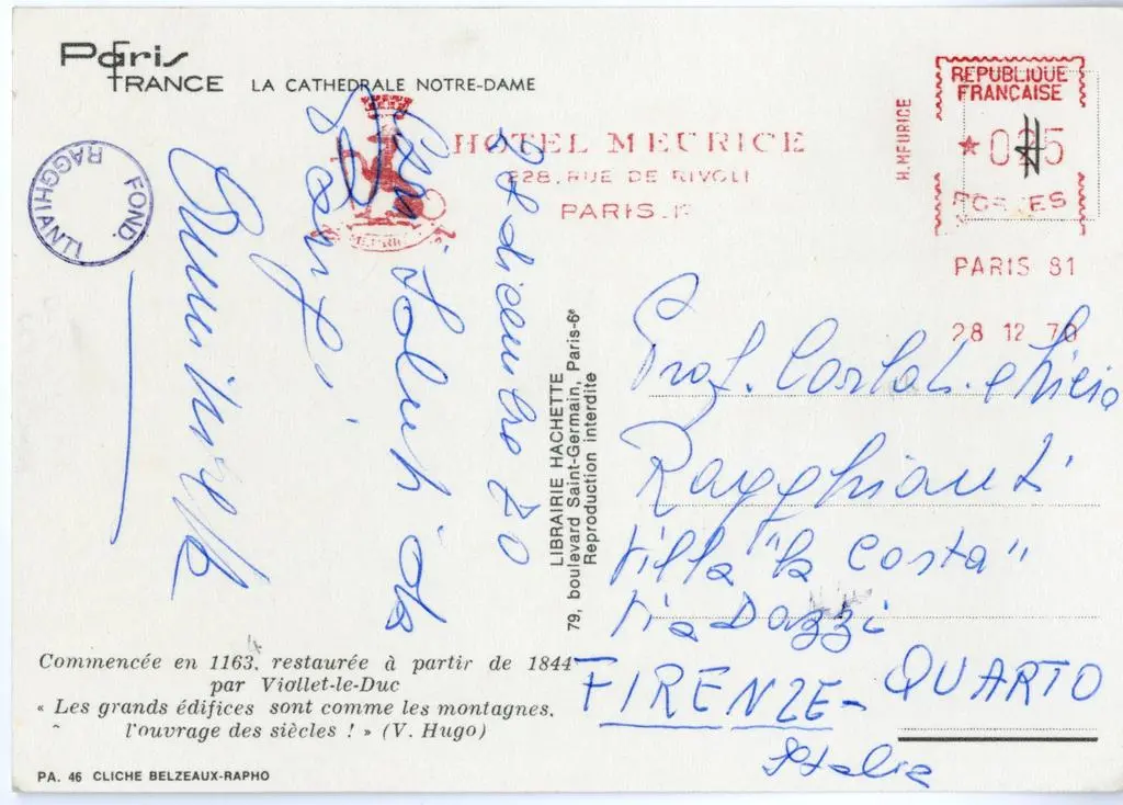 Anonimo , Paris - France - La Cathedrale Notre Dame