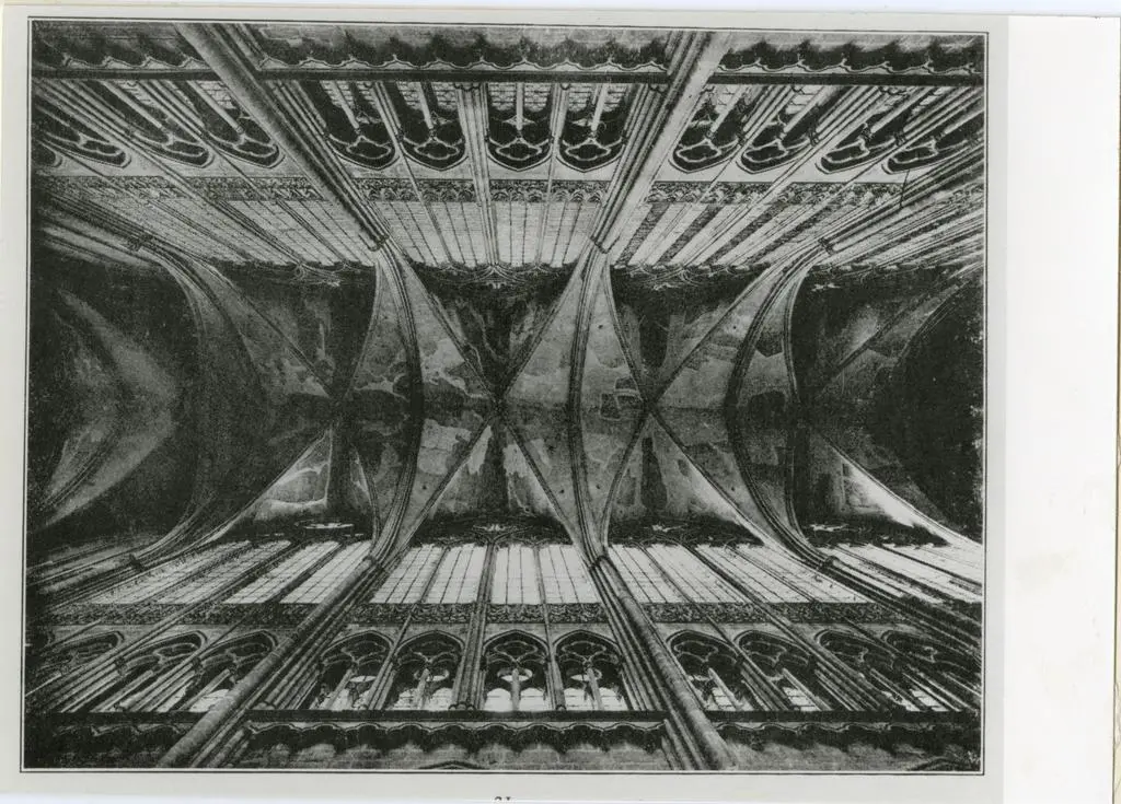 Anonimo sec. XIII/ XIV , Interno di una chiesa