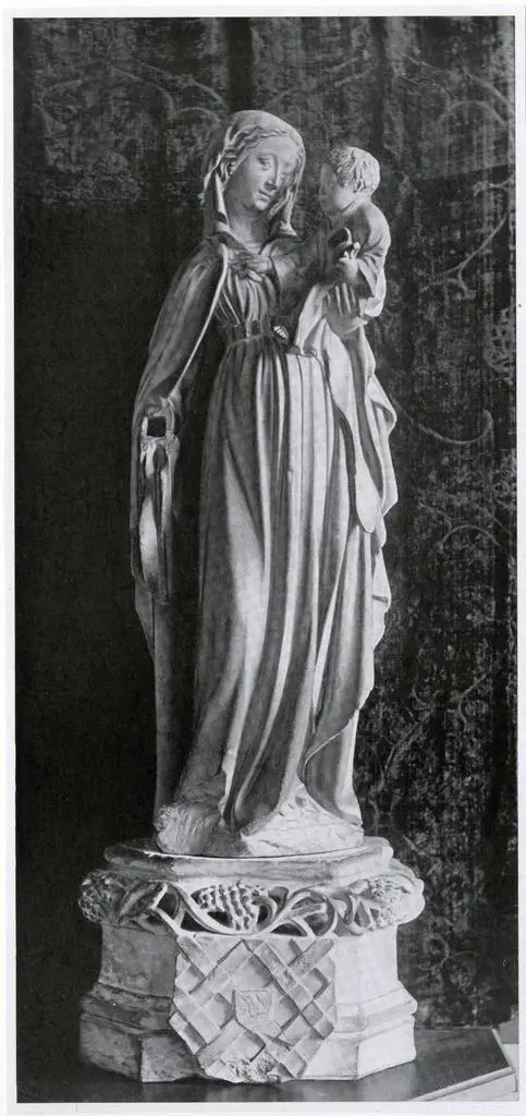 Anonimo sec. XV , Madonna con Bambino