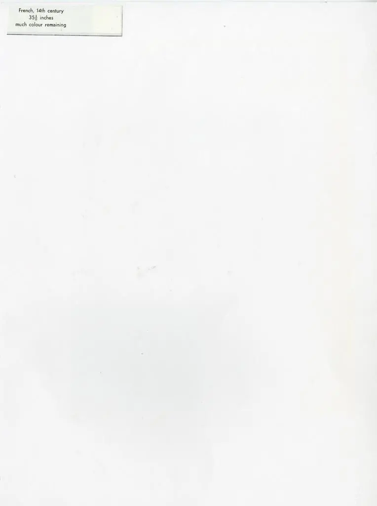 Anonimo , Anonimo francese - sec. XIV - Madonna con Bambino in trono benedicente