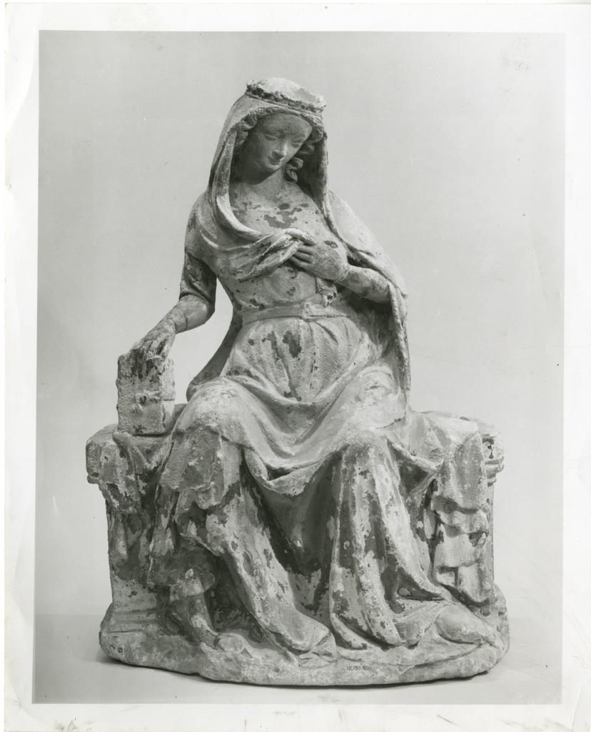 Anonimo , Virgin of the Annunciation (French) 14th Century - Unknown - Stone - Metropolitan Museum of Art