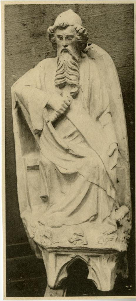 Anonimo francese sec. XIV , Apostolo con cartiglio