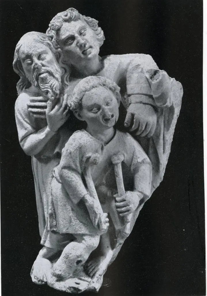 Anonimo , Anonimo francese - sec. XIV - Guarigione miracolosa