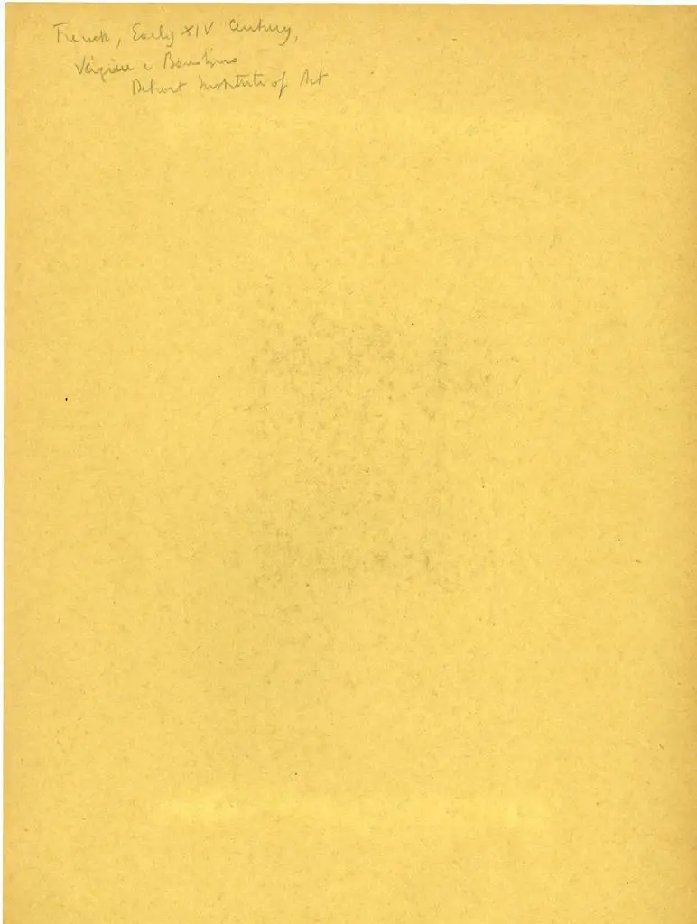 Anonimo , French, Early XIV Century, Vergine e Bambino - Detroit Institute of Arts